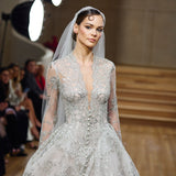 Grace Gown - Silver Beaded
