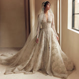 Grace Gown - Silver Beaded